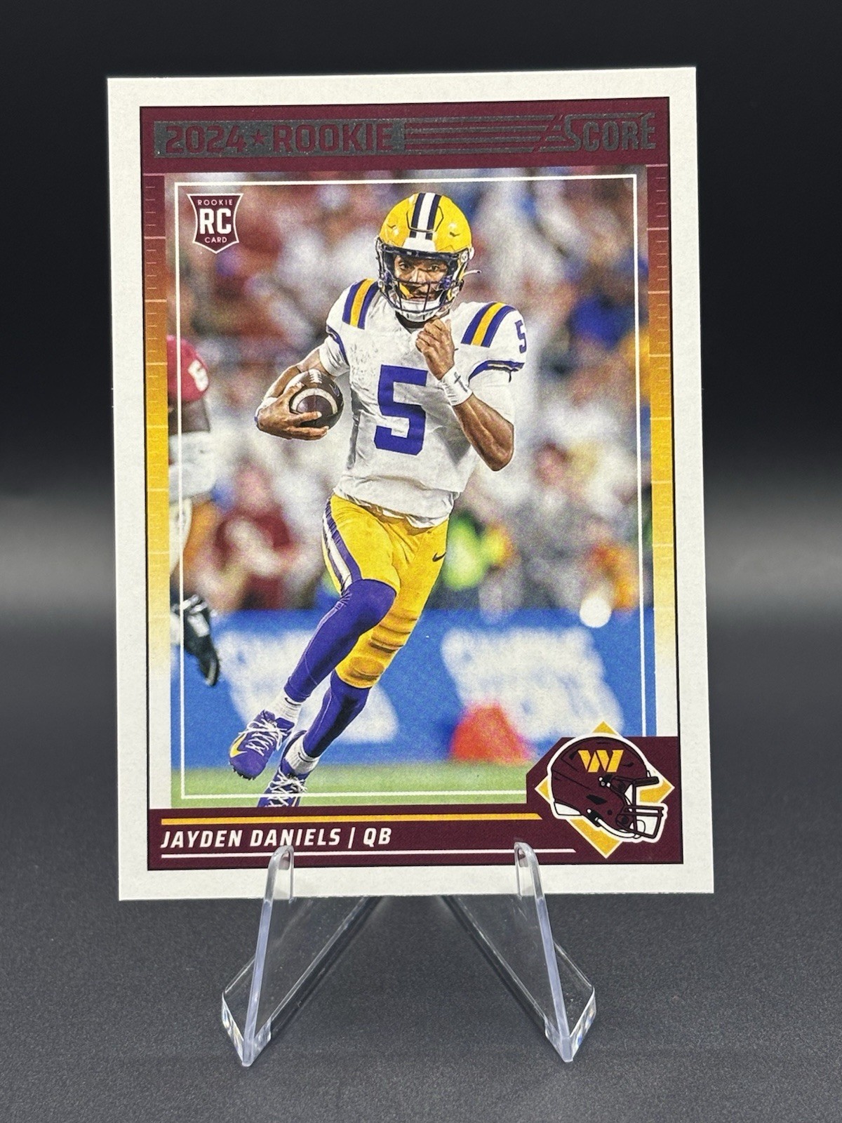 Jayden Daniels Rookie Card #302 Panini Score 2024 NFL Washington Commanders RC