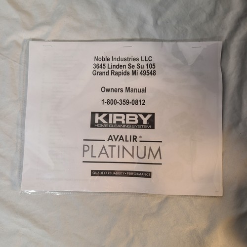 Kirby Avalir Platinum G10D Vacuum System - Shampoo Kit - Full Accessory Set - Picture 23 of 24
