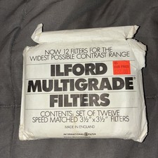 Ilford Multigrade Contrast Filters Set , Set of 11 Missing 2 1/2