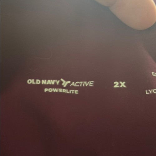 OLD NAVY Purple Maroon Extra High-Rise Powerlite Bike Shorts 6" Inseam 2X - Picture 5 of 7