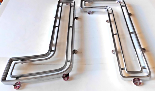 1968 PONTIAC CATALINA PAIR (LH,RH) OF CHROME TAIL LIGHT BEZELS. 5960345, 5960346 - Bild 3 von 7