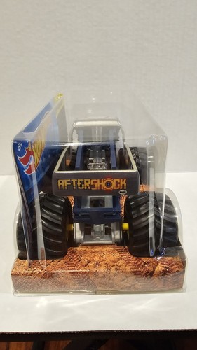 Hot Wheels Monster Jam "Aftershock" Monster Truck scala 1:24 metallo pressofuso nuovo - Foto 4 di 6