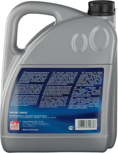 febi bilstein 32932 olio motore SAE 10W-40, confezione da uno - Foto 7 di 24