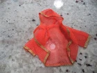 LIVING BARBIE # 1116 * Orange Fishnet Cover-Up * 1970 Mod Vintage Barbie * Exc