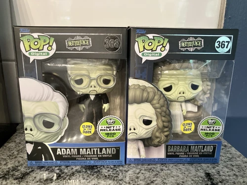 Adam & Barbara Maitland Beetlejuice Funko Digital 367 & 368