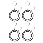  8pcs Scarf Hanger: Belt & Scarf Organizer for Closet - Metal Ring Holder for