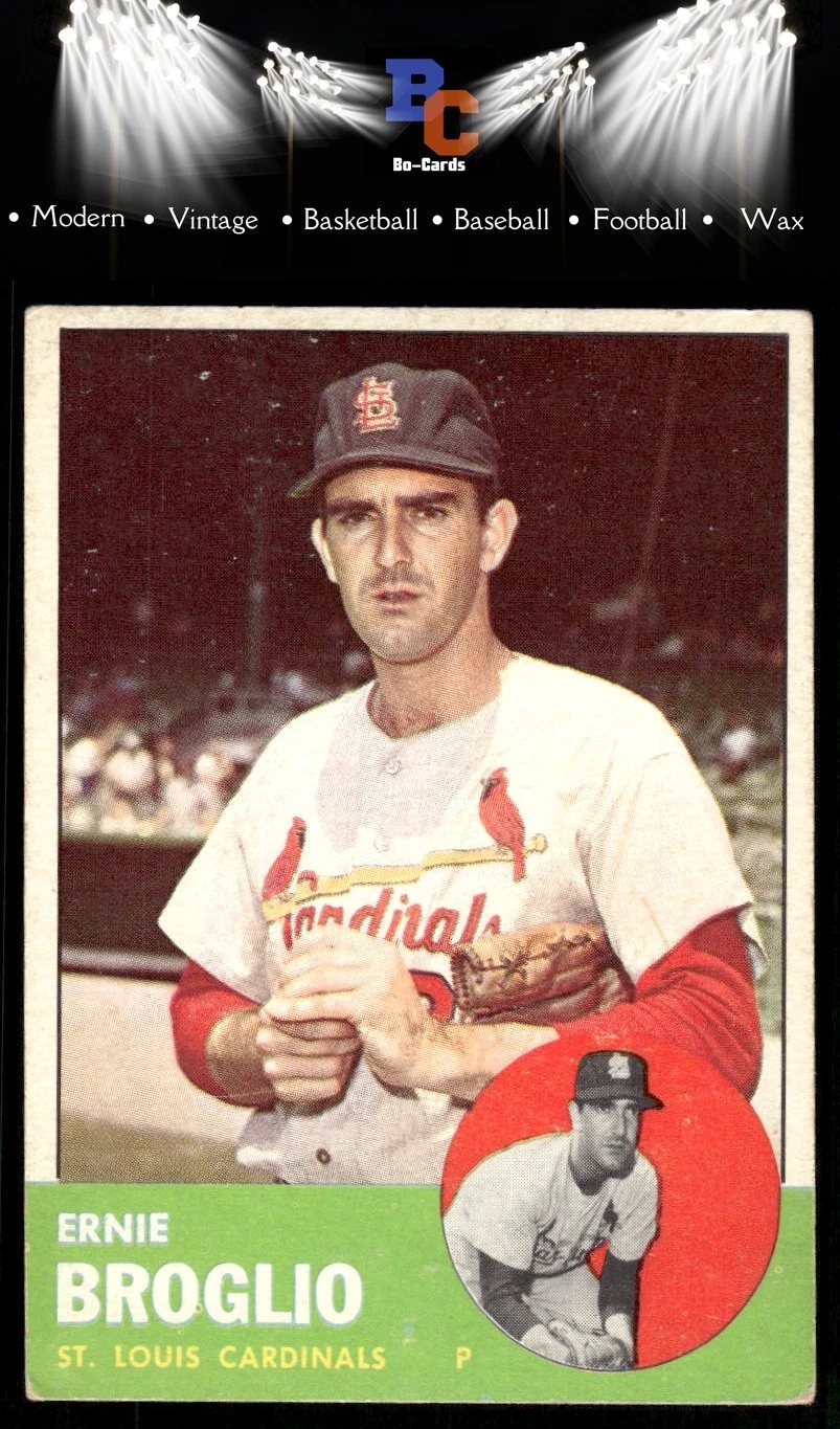 1963 Topps #313 Ernie Broglio