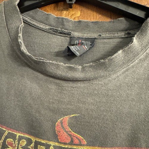Vintage Thrashed Aerosmith Konzert T-Shirt XL 9 Lives Tour 90er Katze Grafik Grunge getragen - Bild 3 von 10
