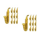 Set of 2 Puppenhaus Musikinstrumente Für Kinder Puppenhaus-