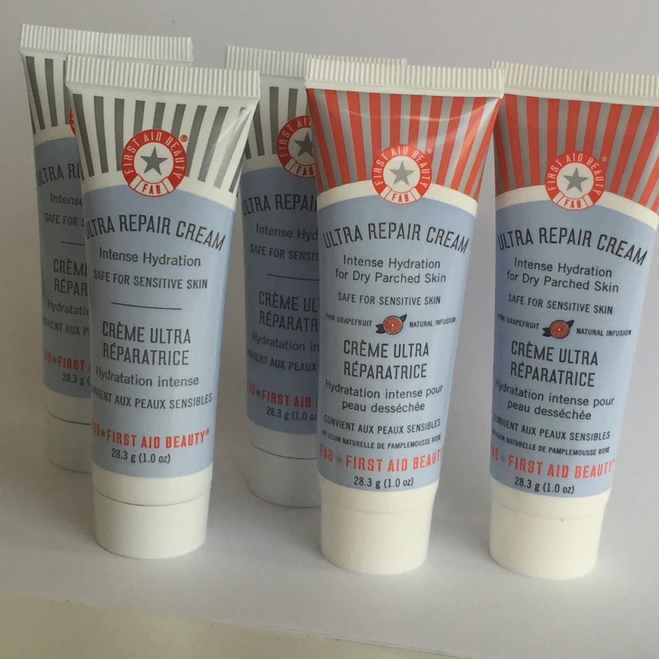 5 Pck -2 Primeros Auxilios Belleza Ultra Reparación y 3 FAB Pomelo Piel Sensible 1oz NUEVO Foto 2 de 2