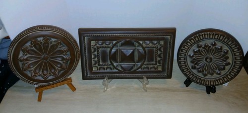 3 Piece Set Southern Living At Home Manchester Trio Trivet Wall Decor Plaques - Picture 1 of 13