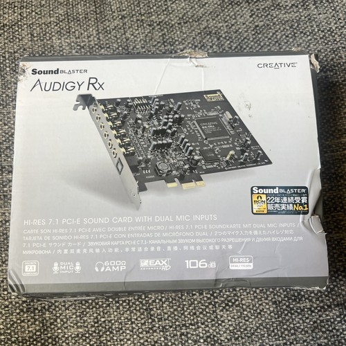 Creative Sound Blaster Audigy RX 7.1 Channel Internal Sound Card