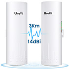 UeeVii CPE450 5.8G 3Km Long Range Point to Point Wi-Fi Bridge for Extend Network