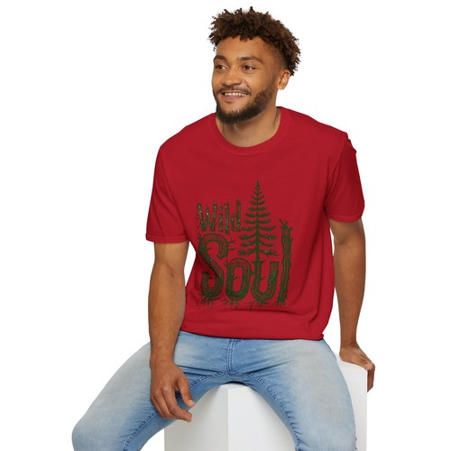 Wild Soul T-Shirt, Nature Lover Gift, Camping Tee, Hiking Tee, Outdoors Tee - Picture 41 of 41