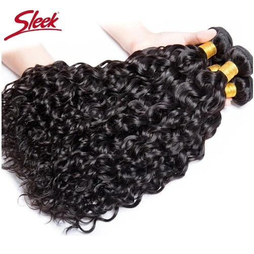 Brazilian Water Wave Echthaar Remy HairBundles schwarz 12A Grade Haarverlängerung - Bild 9 von 17