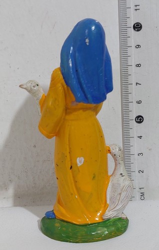 80262 Pastorello Presepe - statuina in plastica - Donna con anatre - Picture 2 of 5