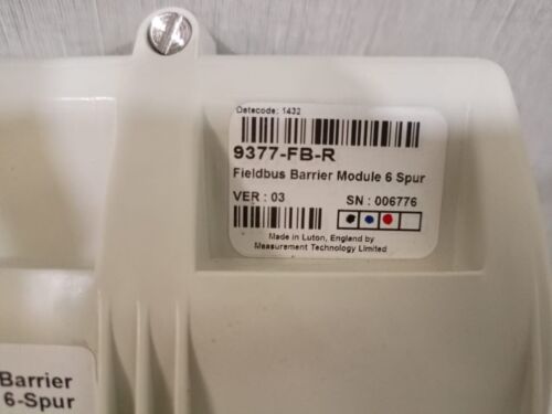 Eaton 9377-FB-R / 9377FBR VER.03 Fieldbus Barrier Module 6-Spur - NEW NO BOX - Picture 2 of 6
