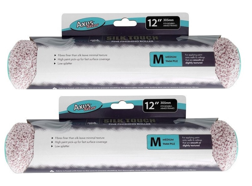 12" Axus Silk Touch Paint Roller Sleeves Bundle Captain Chunk Roller Cage