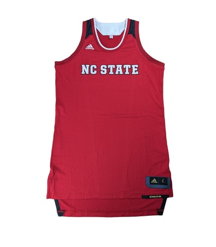 Camiseta deportiva de baloncesto en blanco para hombre NC State Wolfpack edición equipo visitante muestra talla L - Imagen 1 de 11