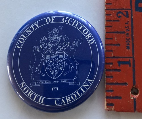 GUILFORD COUNTY NORTH CAROLINA KNOPF/ANSTECKNADEL - Bild 2 von 4