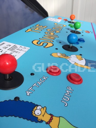 THE SIMPSONS Arcade Game Machine 4-Player OVR 1,100 Classics Brand NEW Guscade - Picture 5 of 6