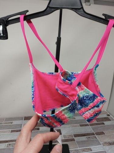 SO Pull On Bikini Top Girls Small (7/8) NWT - Picture 4 of 6