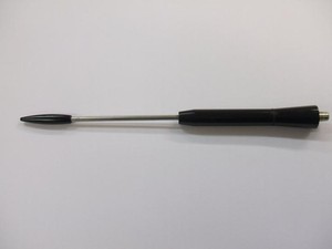 CA3B Chrome//Noir Beesting mât antenne pour Dacia Sandero//Stepway Antenne