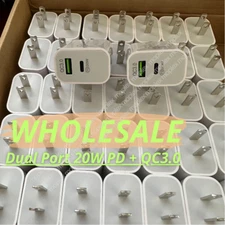 QC 3.0 Fast Charger USB C 20W PD Adapter Charging Lot For iPhone Samsung Android