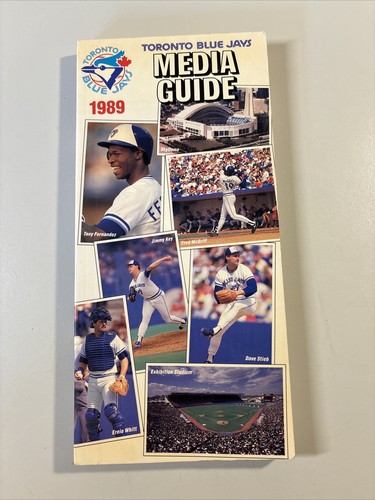 Vintage 1989 TORONTO BLUE JAYS Fred McGriff Media Guide