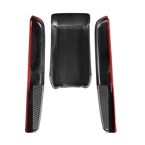 Cubierta interior de caja de reposabrazos central fibra de carbono para Honda Civic 2016-2021 - Imagen 2 de 15