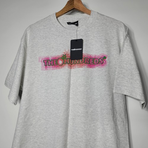 The Hundreds Gone Bar Logo T-Shirt Grau Größe L - Bild 2 von 6