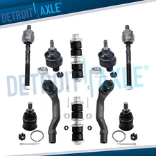 Front Upper Lower Ball Joint Sway Bar Tie Rod Kit for 1996-2000 Honda Civic 1.6L