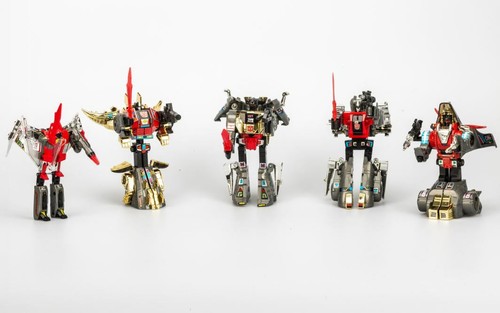 TRANSFORMS G1 Neuauflage Dinobots Set Grimlock/Snarl/Swoop/Schlacke/Schlamm kostenloser Versand - Bild 1 von 9