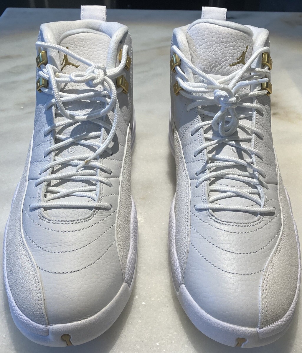 Air Jordan 12 Retro OVO White/Gold Sneakers NIB Size Mens 10