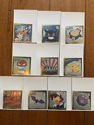 Pokemon Complete Set of Rare Artbox 1999 Gold Stickers R01-R18 Pokemon Complete Set of Rare Artbox 1999 Gold Stickers R01-R18