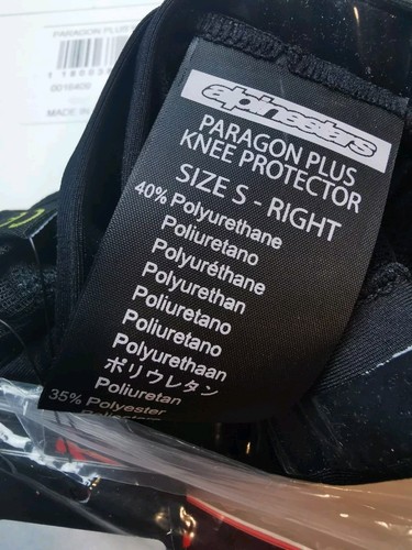 ALPINESTARS Size SMALL 2025 Paragon Plus Team Issue Knee Protectors NEW w/Bag - Picture 8 of 12