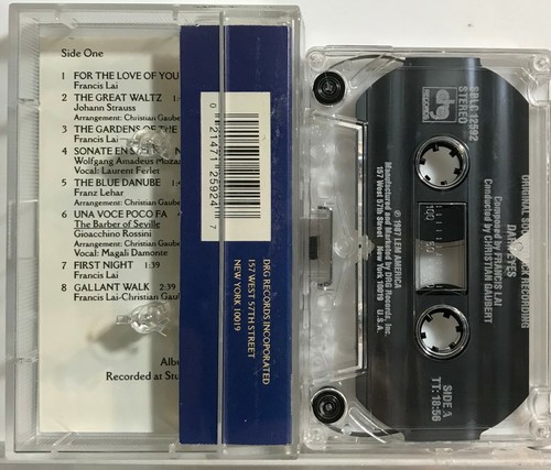 Dark Eyes: Original Soundtrack - Marcello Mastroianni (Cassette Tape) *VG* - Picture 2 of 2