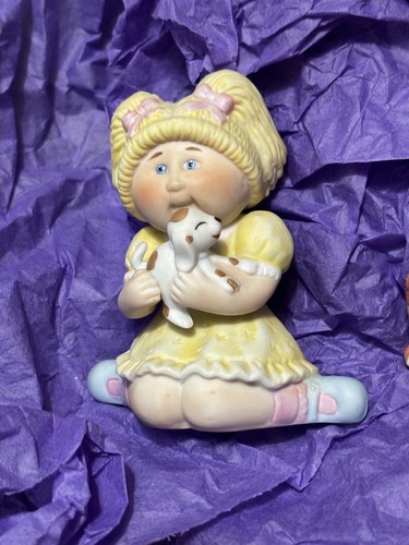 Set of 3 1984 Cabbage Patch Porcelain Figurines Vintage - Picture 3 of 8