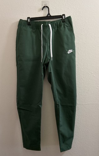 NEW Men's Size S Nike Club Woven Tapered Leg Pants Fir Green NWT Forest Pine