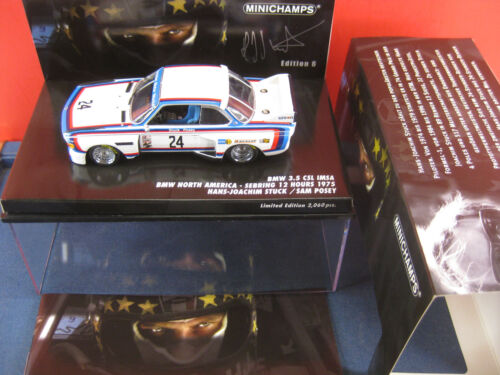 Minichamps 444752924 BMW 3,5 CSL IMSA 1980 #24 Stuck Collection Neu & OVP - Bild 3 von 4