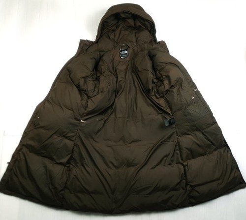 LO ÚLTIMO Abrigo Mujer THE NORTH FACE @ HYVENT PARKA PLUMÓN CON CAPUCHA Cremallera RODILLA LARGA MARRÓN S - Imagen 10 de 12