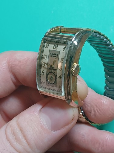 Rare Vintage Gruen Curvex Ristside Watch (Serviced) - Picture 5 of 9
