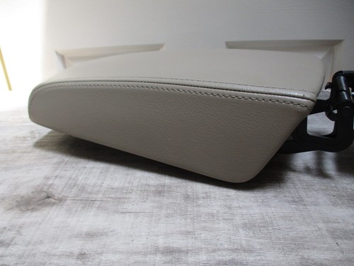 2005 2006 Nissan Altima Console Lid Armrest Storage Tan Beige Leather OEM Clean - Picture 9 of 15