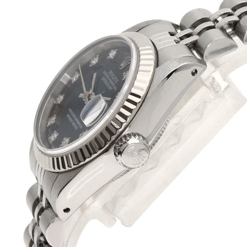 ROLEX Datejust 10P Diamond Blue Gradation Watches 69174G Stainless Steel/Sta... - Picture 5 of 24