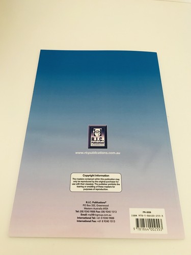 TEACH EDITING ~ Age 5 - 7 Yrs ~ AUS CURRICULUM ~ RIC Publications ~ BN ~ Beales - Picture 10 of 11