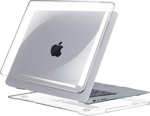 Hard Shell Metallic Case Full Clear Cover For Apple MacBook 13 Pro 12 13 Air - Picture 2 of 15