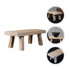 Small Bench Decoration Flower Pot Stand Kitchen Step Stool Vase Mini Ornaments