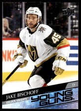 2020-21 UPPER DECK YOUNG GUNS Jake Bischoff Rookie Vegas Golden Knights #713 R13