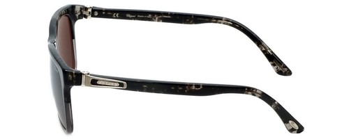 Expédition Lunettes de soleil design Chopard SCH151-793P en noir-déformé avec verres gris