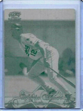 MIKE LIEBERTHAL 1998 PACIFIC PARAMOUNT CARD PRINTING PLATE BALTIMORE ORIOLES